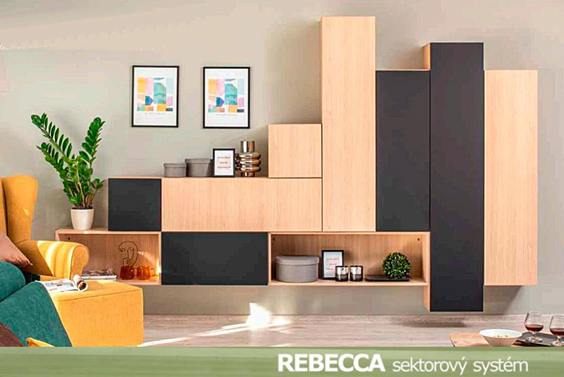 Nábytok do obývačky / Rea Rebecca sektorový nábytok - foto